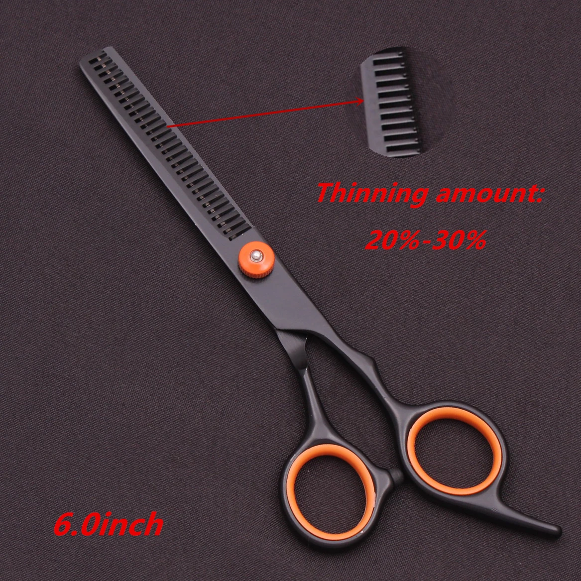 Hair Cutting Scissors 6.0'' Stainless Cutting Shears Thinning Hairdressing Haircut Comb Razors Set Salon Barber & Home C1001