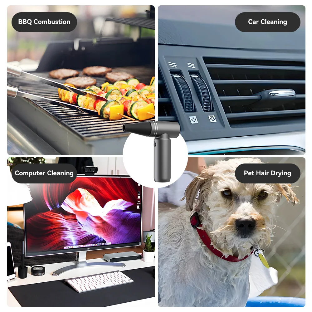 مروحة معززة توربو W03 منفاخ هواء محمول قوي صغير 11...