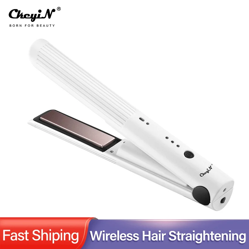 Plancha portátil inalámbrica para alisar el cabello, herramienta de  estilismo de viaje, recargable por USB - AliExpress Belleza y salud