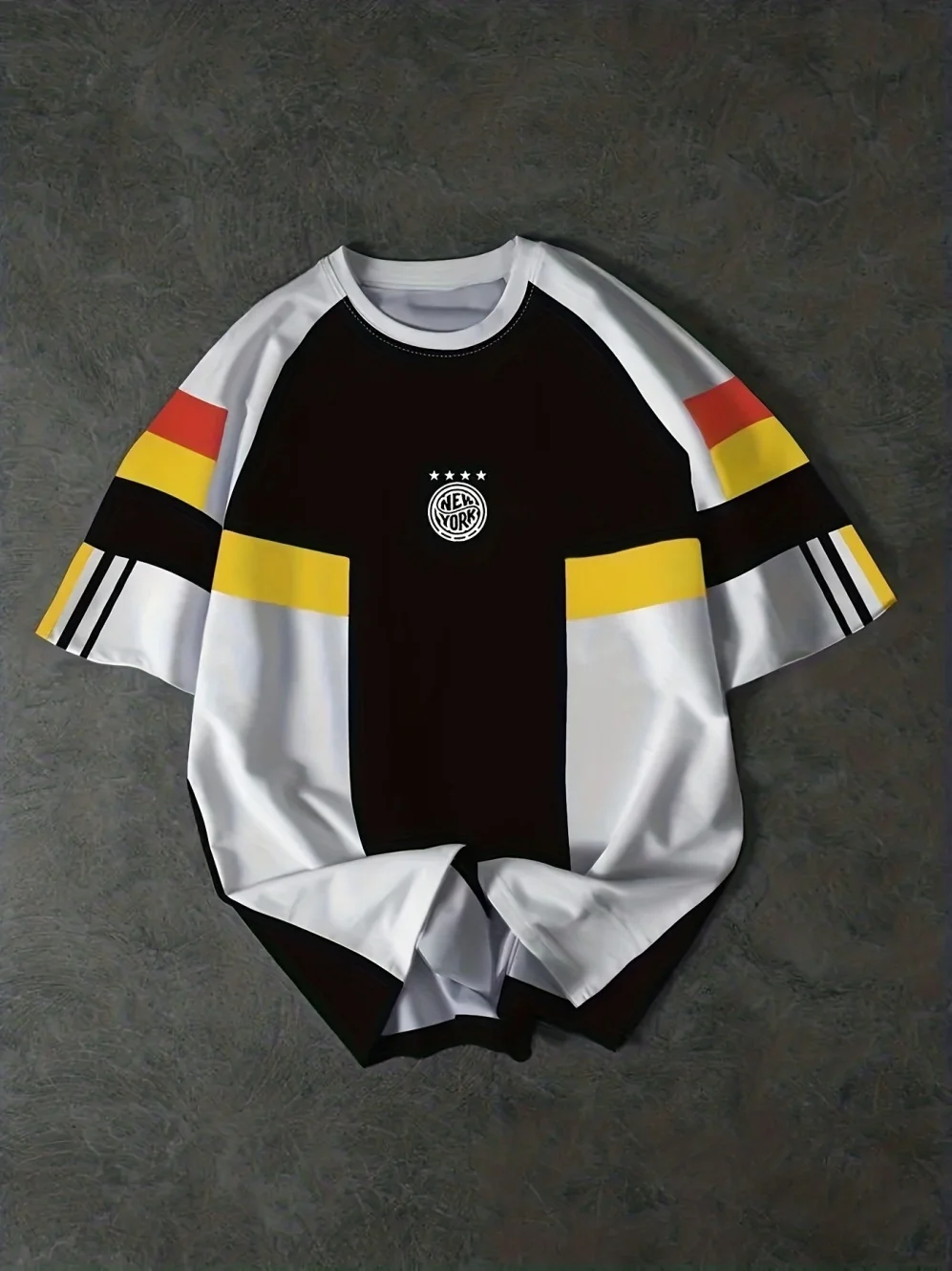 Maglie per appassionati di sport, magliette sportive estive, maniche corte con scollo a V, design della squadra stampato in 3D, traspiranti - Image 6