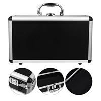 Storage Bins Toolbox Survival Equipment Tools Case Suitcase Black Abs Plastic Hard Cases Work 1
