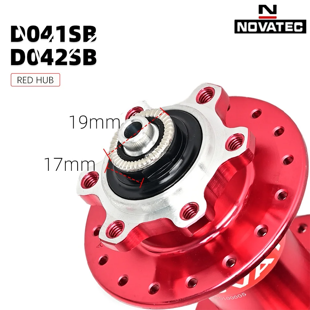 노바텍 허브 D041SB D042SB 28 32 36홀 MTB 큐브 1쌍 앞뒤 디스크 브레이크 베어링 허브 (8 9 10 11단 산악자전거용)