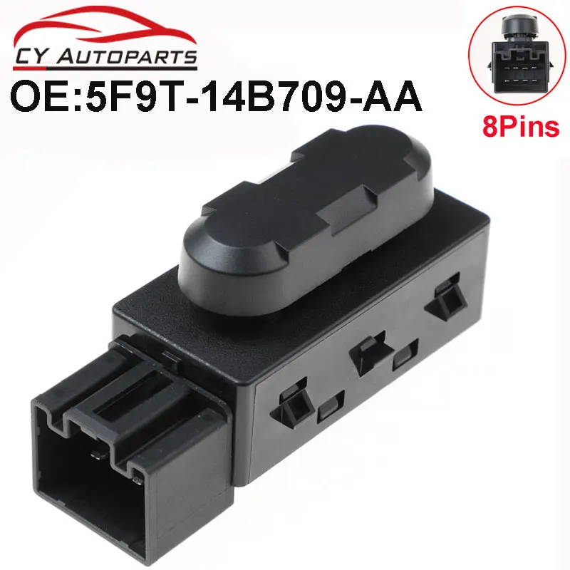 

New Power Seat Switch Control Drivers 6-Way For Ford Explorer F150 Expedition Fusion 5F9T-14B709-AA 9L3T-14B709-AA