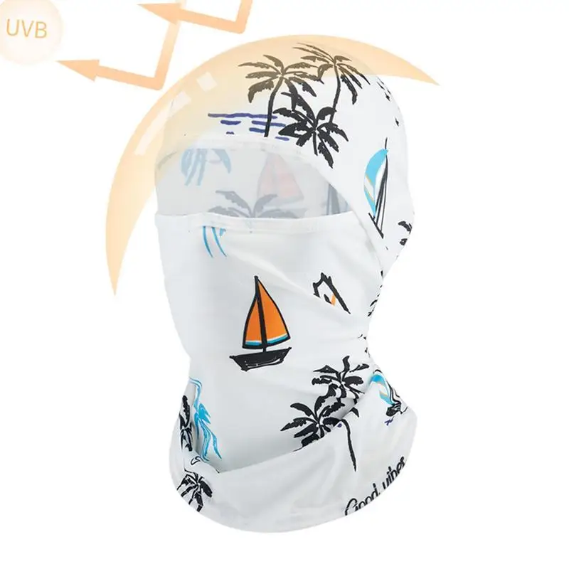 

Sun Face Covering Unisex Ice Silk Face Cover Scarf Summer Sun UV Protection Face Cover Neck Gaiter Headgear For Unisex Windproof