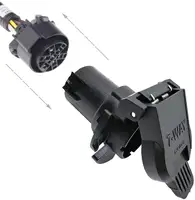 Car RV/trailer socket manufacturer American trailer 7-pin socket 7-pin USCAR to RV socket RV power socket customized wholesale