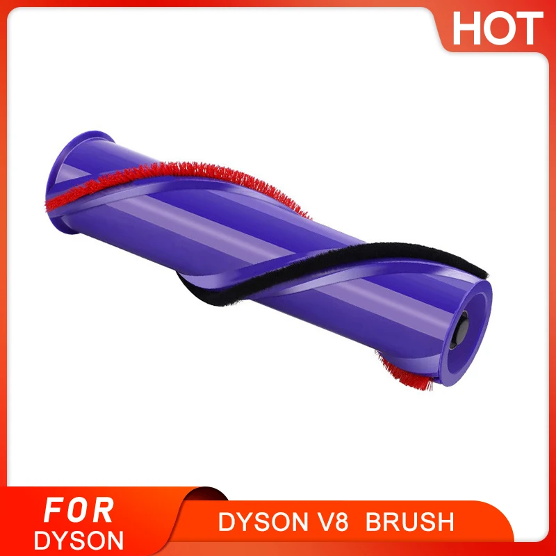 Direct Drive Fibra de Carbono Piso Escova Roll Bar Substituição para Dyson v8 Cordless Cleaner Cabeça Escova 96748501 Parte