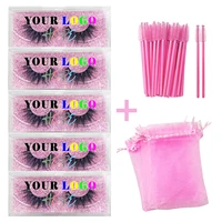 Wholesale 3d Mink Eyelashes Box Package Logo Empty Lashes Box Case Plastic Sliding Clear Custom Lash Box In Bulk Makeup 1