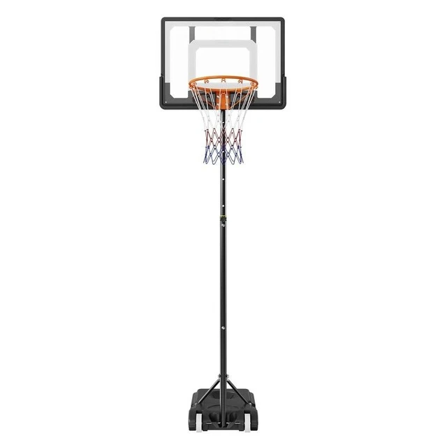 Basketball Hoop, 5-7 ft Adjustable Height Portable Backboard System, 32 inch Basketball Hoop & Goal, Kids & Adults Basketball Set with Wheels, Stand, and Fillable Base, for Outdoor/Indoor