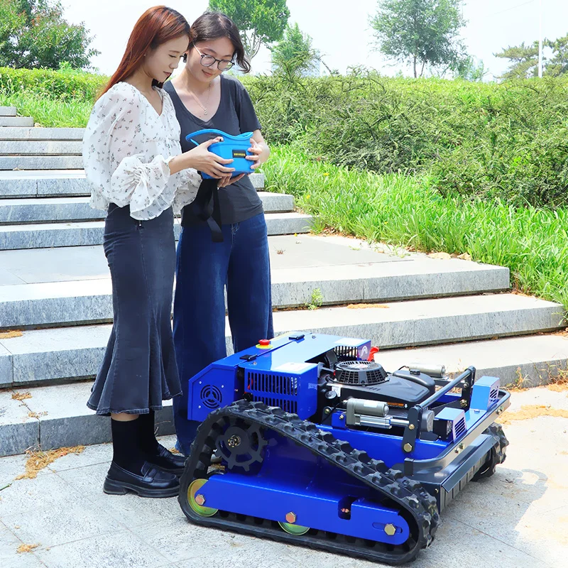 Customized All-Terrain AI Remote Lawn Mower β 550mm Engine, Remote Control Riding Lawn Tractor for Agricultural Use 5