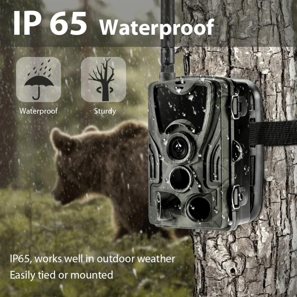 

2G MMS SMTP Hunting Trail Camera Wildlife Cameras SMS Cellular Mobile Wireless Surveillance HC801M 20MP 1080P Night Vision