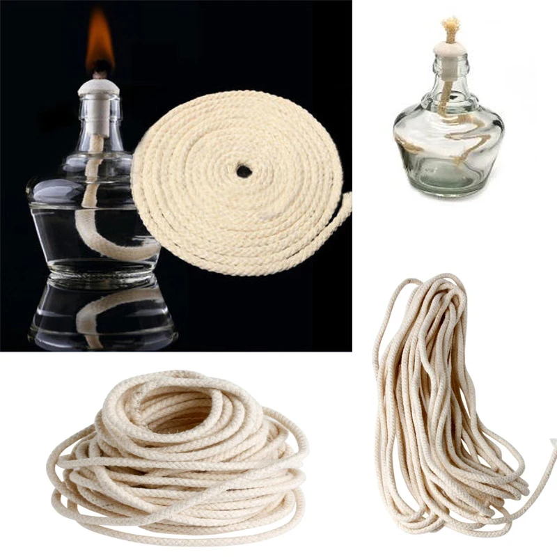 Cotton Core Wick for Kerosene Alcohol Lamp, Durable Wicks for DIY Wheel,  Kerosene Oil Lighter, Candle Making Tools, 20 PCs/Lot - AliExpress