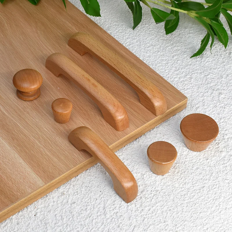 Tiradores De Cajón, Tiradores De Puerta, Tiradores De Cajón Hechos A Mano, 6 Uds. De Madera Para Dormitorio Anggrek Drawer Pulls Door Knobs