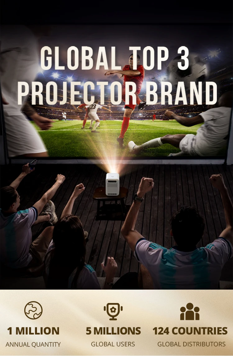 Projektor BYINTEK R90 Max – eleganten dizajn