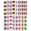 64+1 Seaside escape Mahjong Blocks Tiktok 64 Pcs Mahjong Seaside Escape Tile Game Pattern of Flag Ball Battle Chee Chess Toys 2