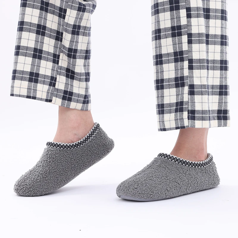 Eyriphy New Soft Curly Full Slippers For Women Memory Foam Lightweight House Shoes Cozy Casual Bedroom Slippers Faux Cotton Shoe 2