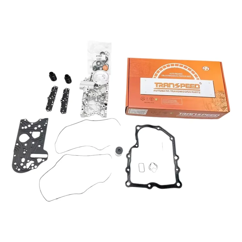 Transmission Shifter Repair Kit Transmission Repair Gasket Transmission Oil Filter TRANSPEED DQ200 0AM DSG Automatic Transmission Mechatronic Repair Kit Housing Gasket Filter Rubber Ring Cover Kit For Audi Skoda