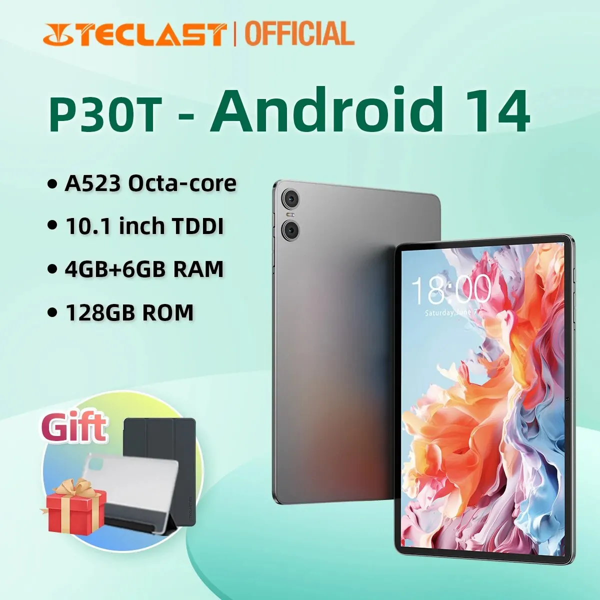 Teclast p30t android 14 tablet 10.1 