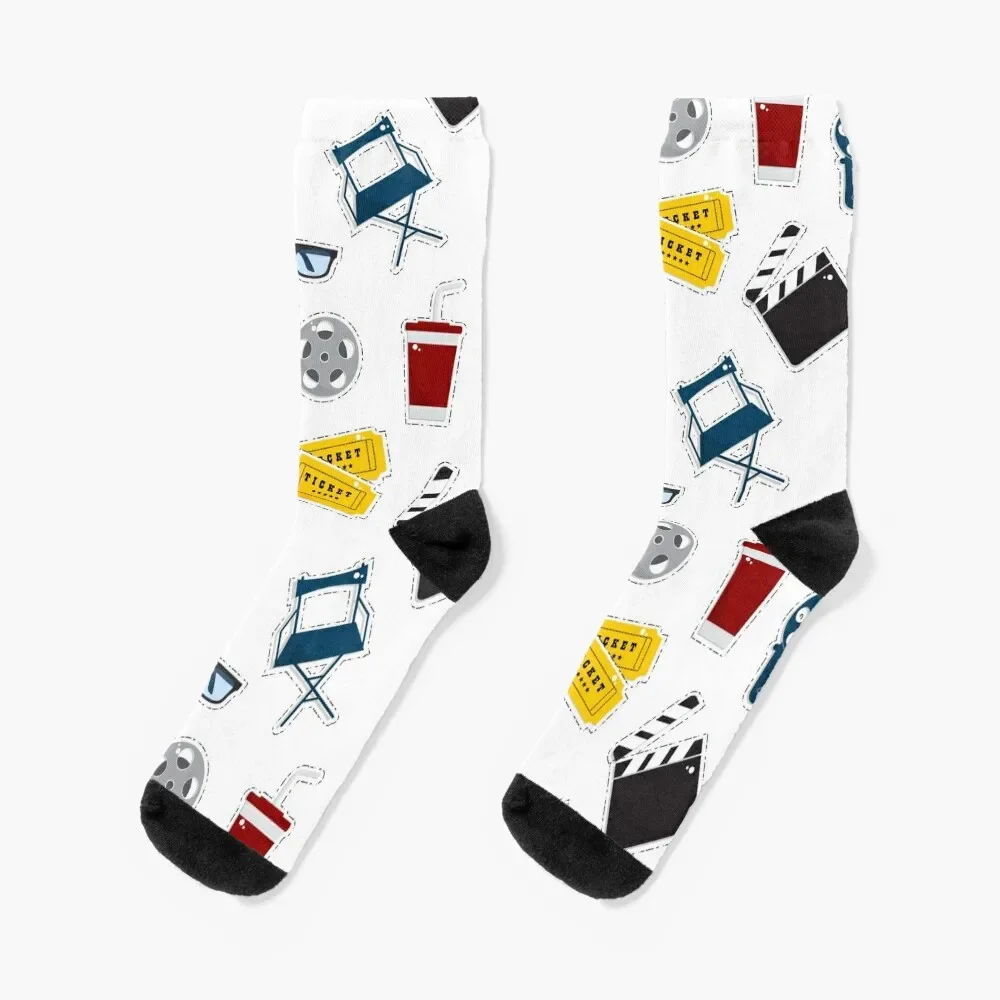 

Cinema movie pattern Socks Crossfit cycling Boy Child Socks Women's