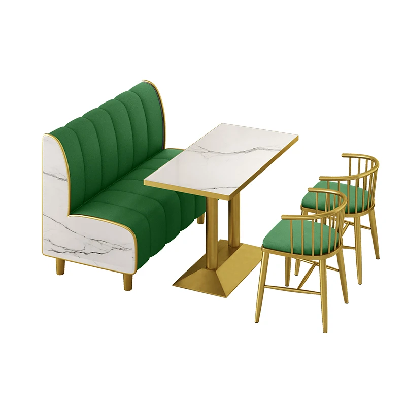 Card Seat Sofa Bar Restaurant Table and Chair Combination Customization