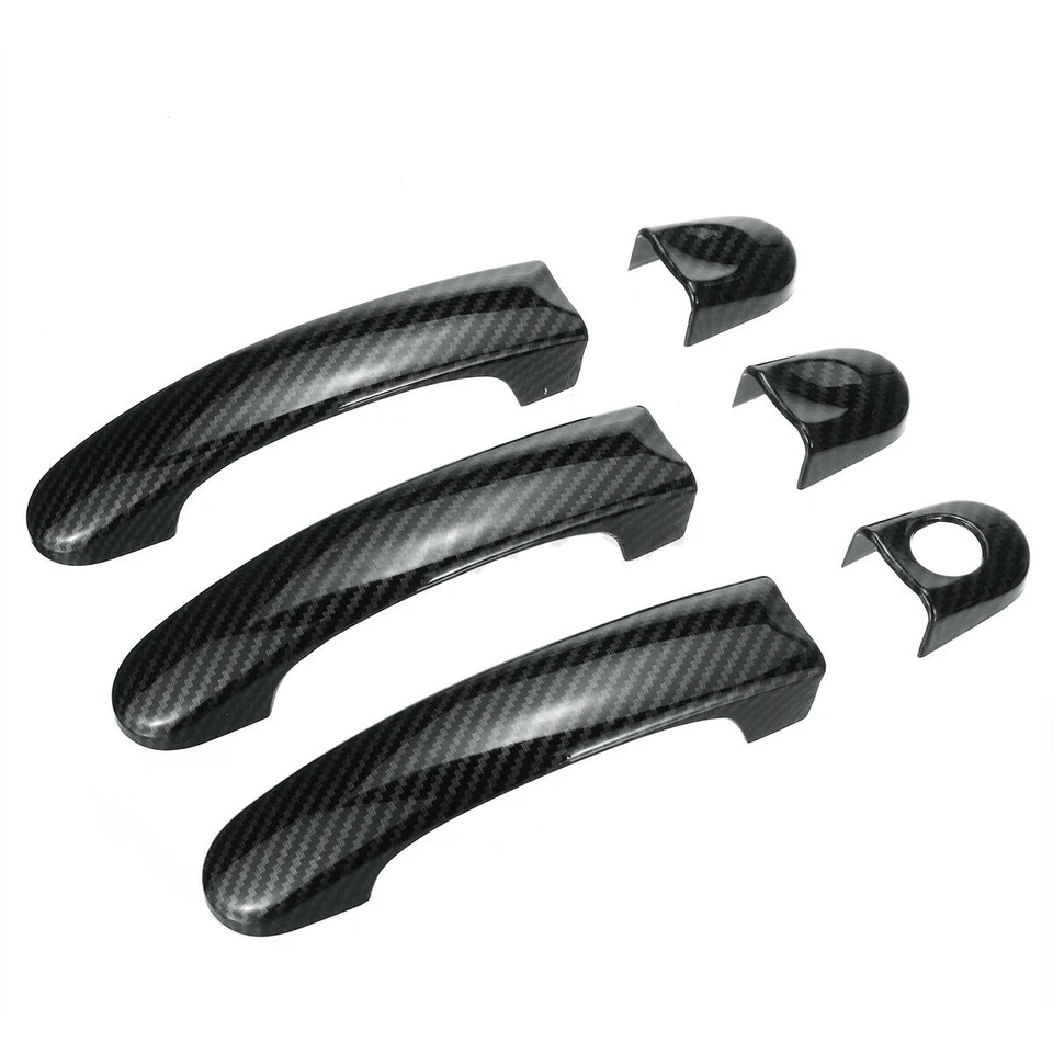 Outer Door Handle Trim Outer Door Handle Sticker Carbon Fiber Exterior