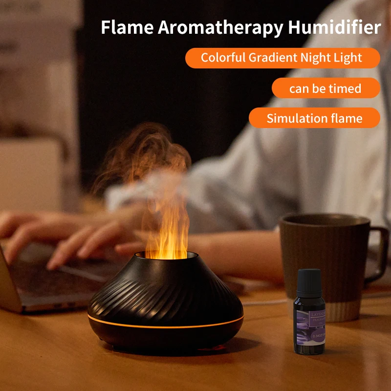 FLAME - Humidificateur d'air et lampe d'ambiance