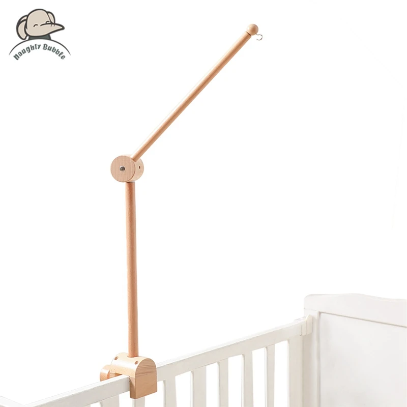 Porte Mobile Berceau Support Lit Bébé - Porte Jouets Mobile - Installation Sans Perçage En Bois