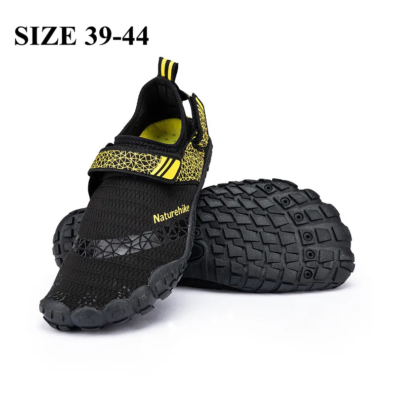 Color : Black, Size : US-5 Outdoor Hiking Shoes Wading Boots Women Amphibious Boots for Diving Summer Quick-Drying Non-Slip Beach Sandals 