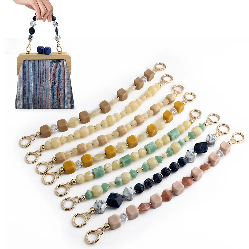 Premium Handcrafted Resin Bead Shoulder Strap:Bag For Versatile Replacement for Hand, Shoulder & Underarm Carry