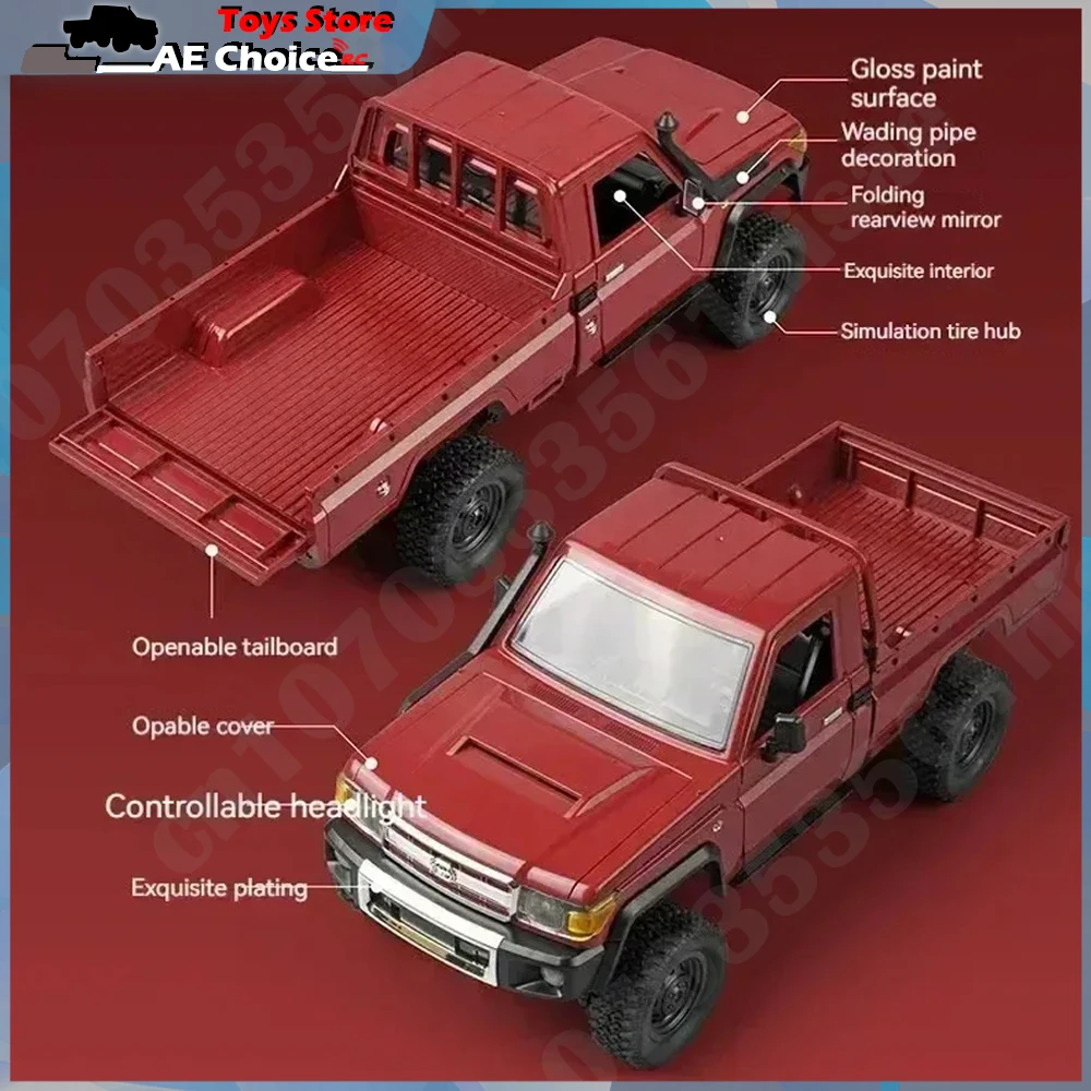 MN82Pro 1:12 Rc Car Mn Model Retro Full-scale Simulation Lc79 RTR 4WD 280 Motor Remote Control Pickup RC Truck Model Car Toys 3