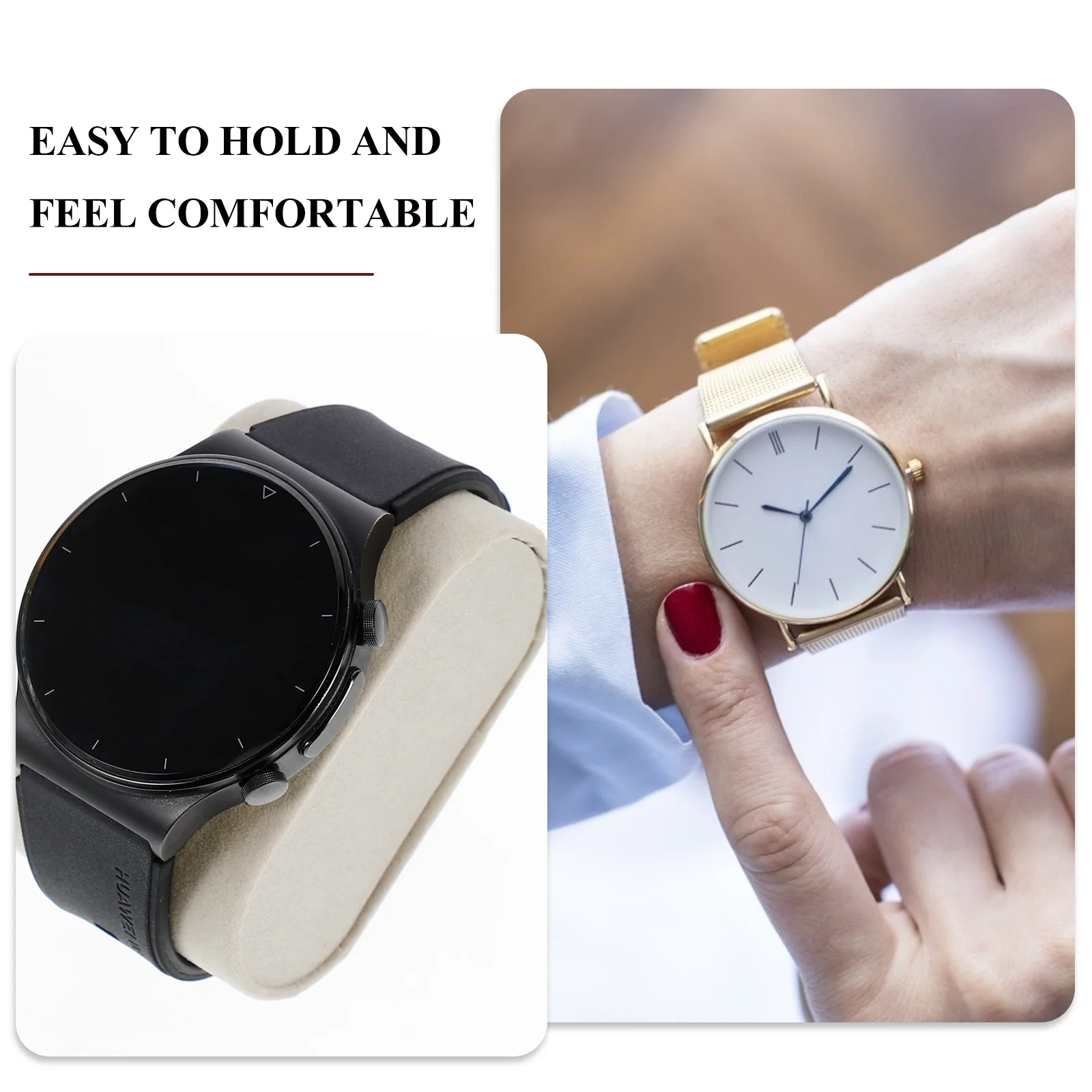 Watch Display Stand 6 Pcs Jewelry Display Stand Bangle Pillow Watch White Pillowcase Bracelet Holder