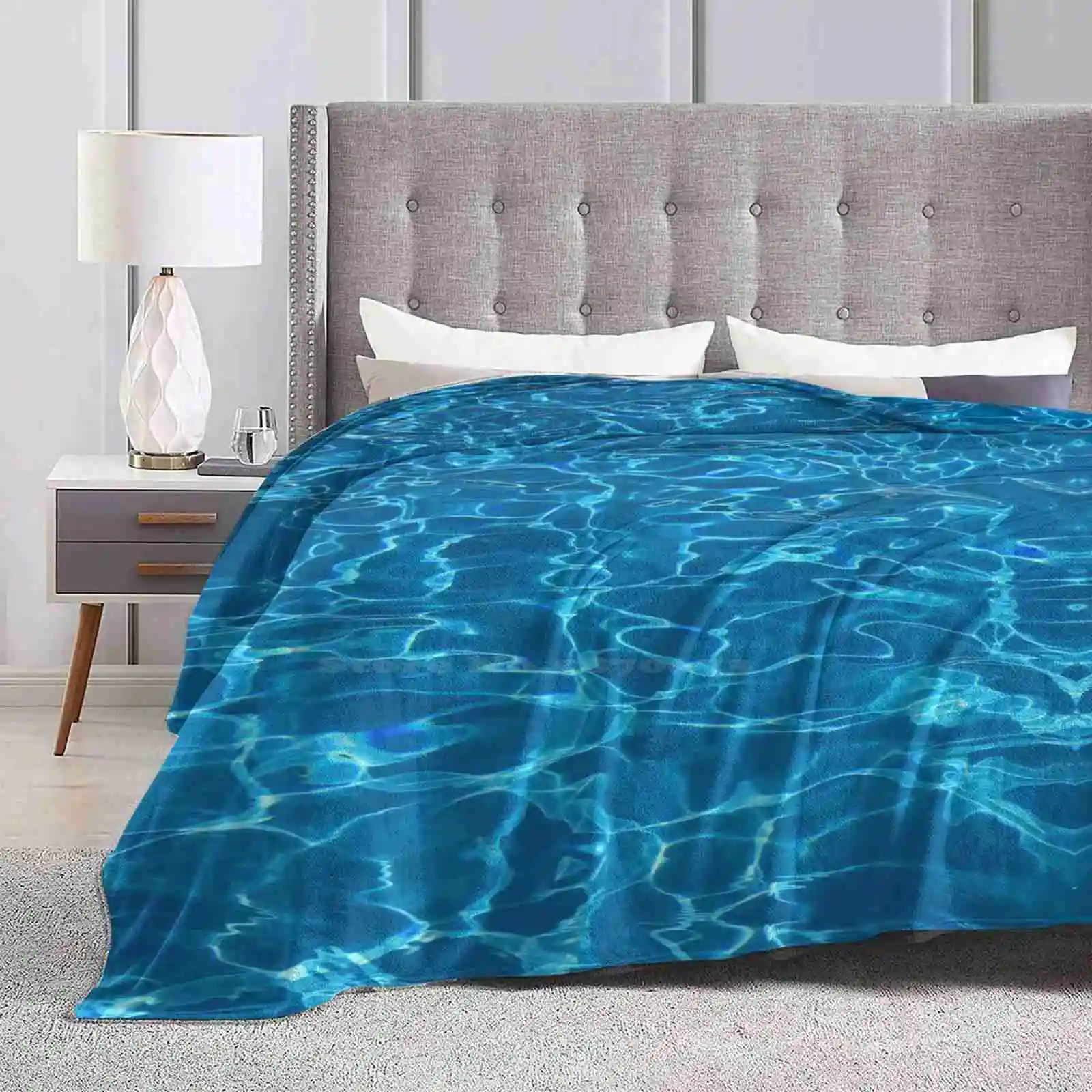 

Blue Water , Summer Means Swimming Soft Warm Throw Blanket Summer Means Swimming Summer Means Swimming Summer Means Swimming