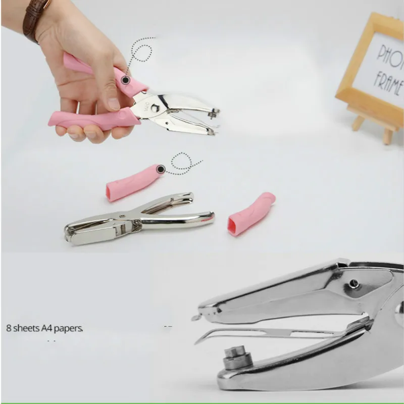 Paper Punch DIY Loose-leaf Card Cutter Single Hole Puncher School Office Binding Stationery paper cutter paper punch hole punching tools paper craft punch