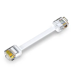 High - Speed Flat Cat 6 Ethernet Cable - Ideal - 0.15M (CAT6 White)
