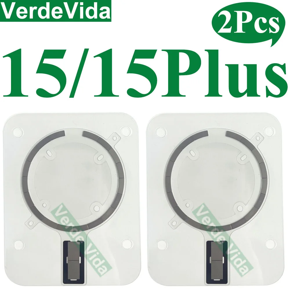2Pcs 무선 NFC 충전 MagSafe 자석 iPhone 13 Pro Max 15 16 14 Plus 12 미니 NFC 자기 Magsafe 자석 서클 링
