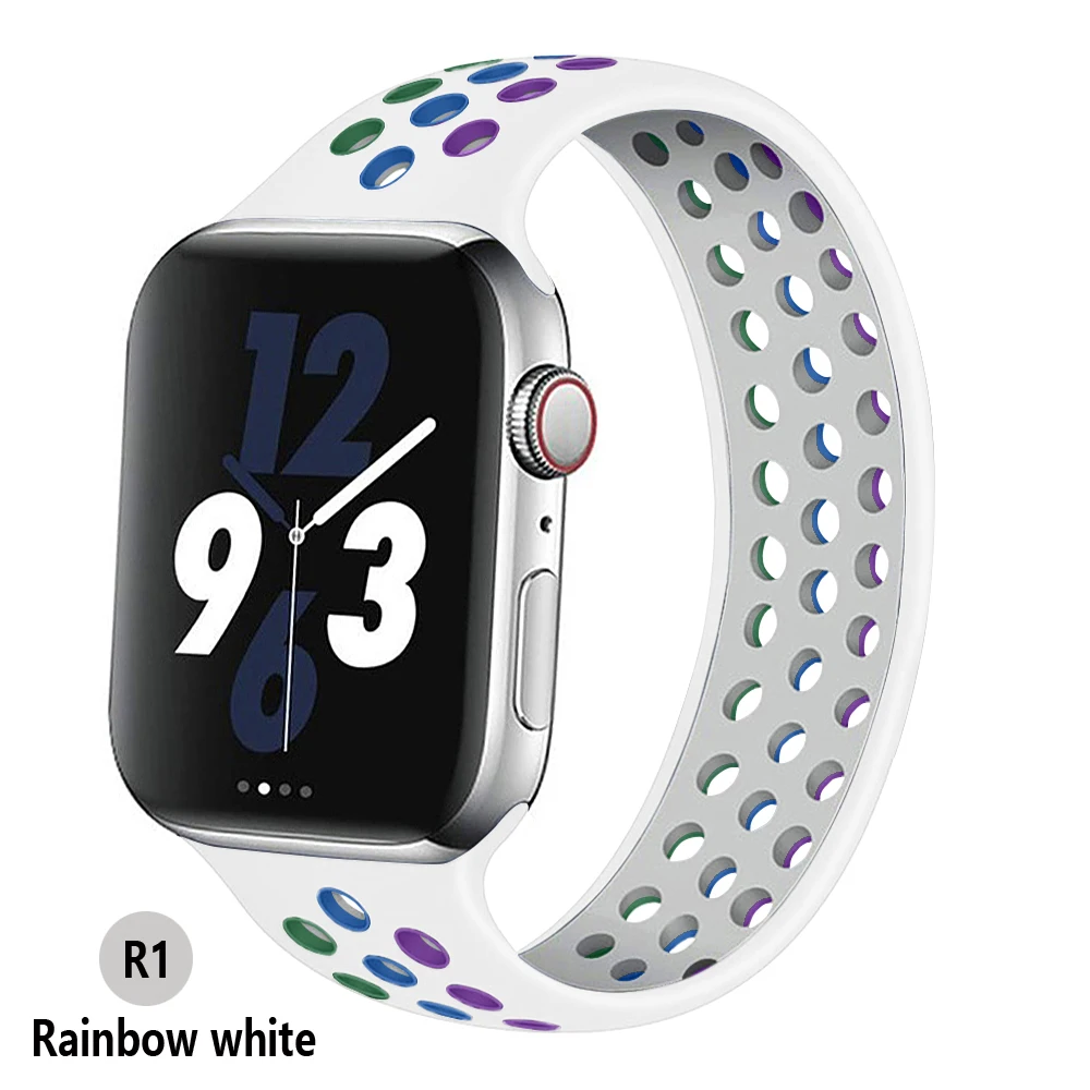 Elastic Silicone Solo Loop Bracelet