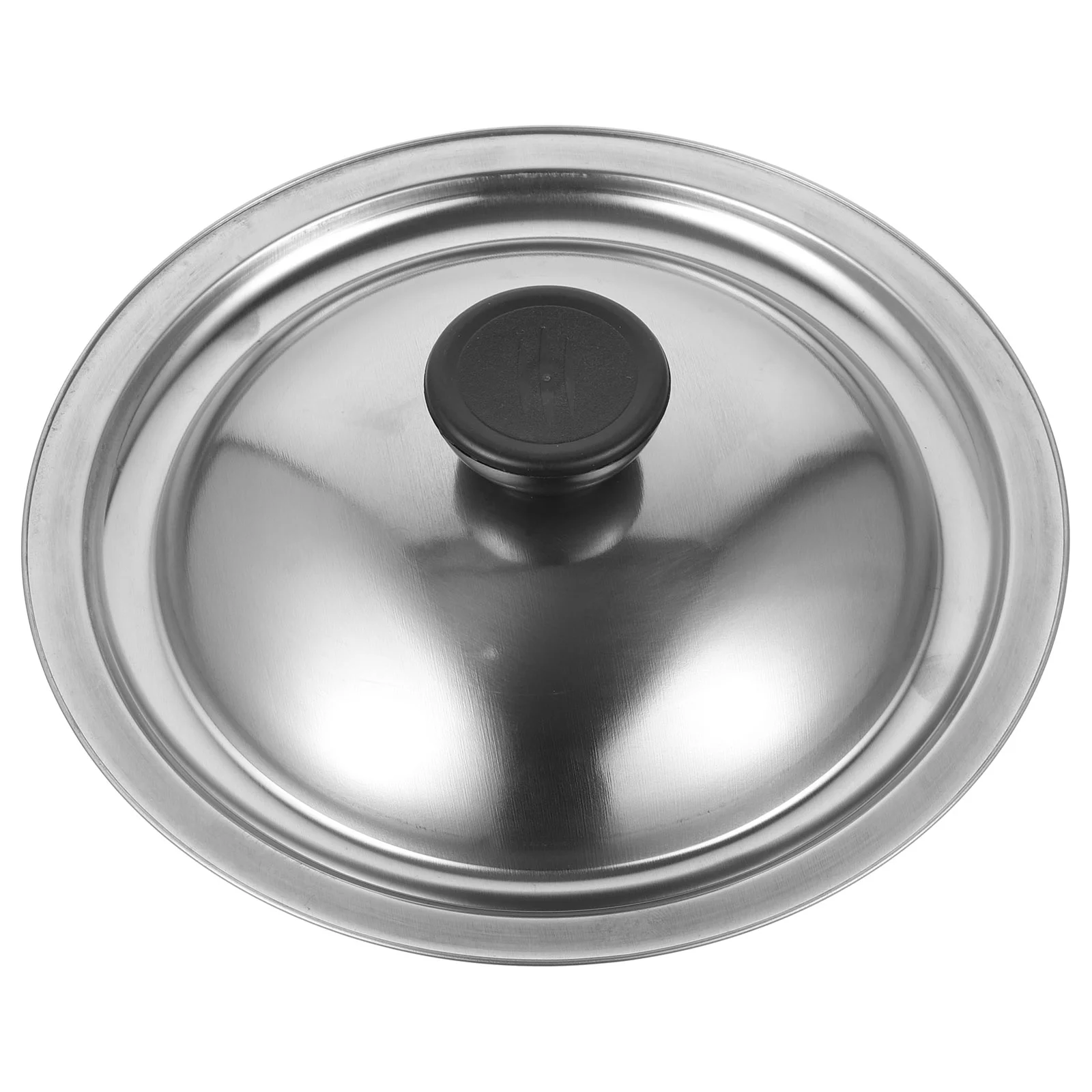 Stainless Steel Lid Universal for Cooking Household Metal Frying Pan Cover Replacement Cookware Pot