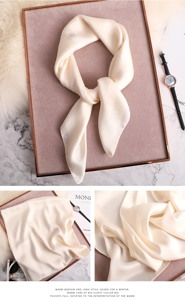 Long Animal Silk Scarf Ribbon Women Satin Neck Hair Tie Band Soft Work  Neckerchife Luxury Designer Hijab Head Female Foulard - AliExpress