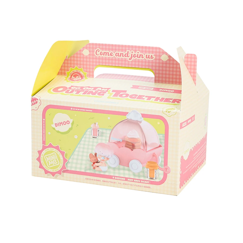 thumbnail image 1 of POP MART Dimoo Go On An Outgonging Together Series Caja ciega Juguetes Figuras de acción de anime Kawaii Caja misteriosa Muñecas Regalo para niñas, 1 of 5