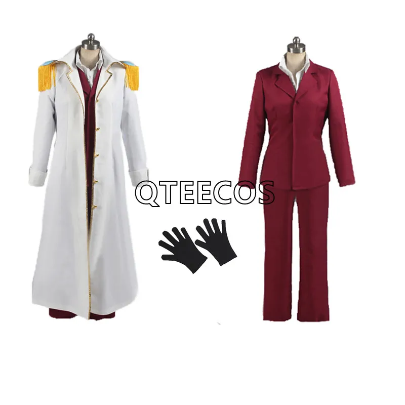 Kostum Cosplay Keadilan Angkatan Laut Hina One Piece Anime Ukuran