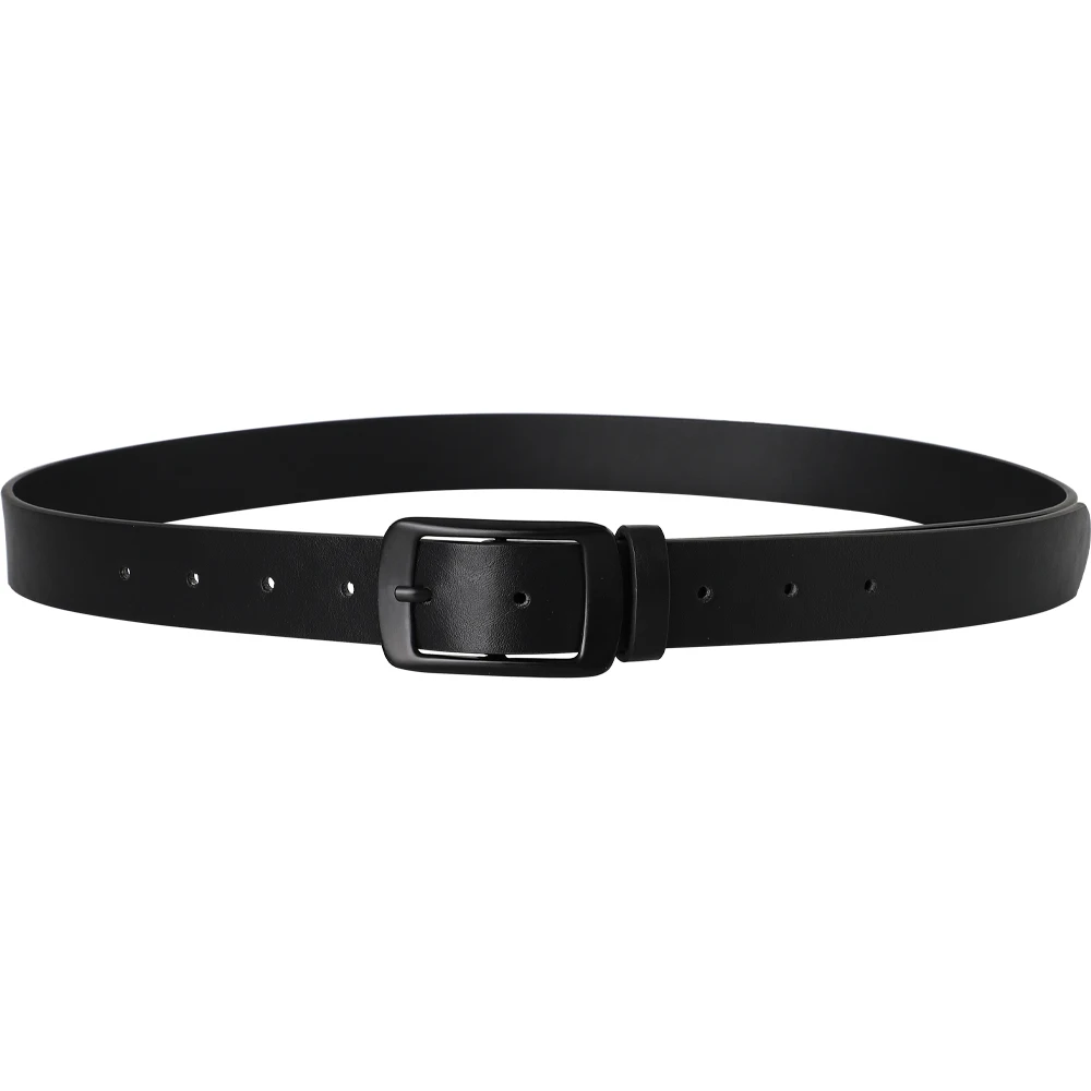 New Men's High-Quality PU Leather Belt Metal Pin Buckle Belt Leisure Business Waistband Fashionable Male Accessory Designer Belt