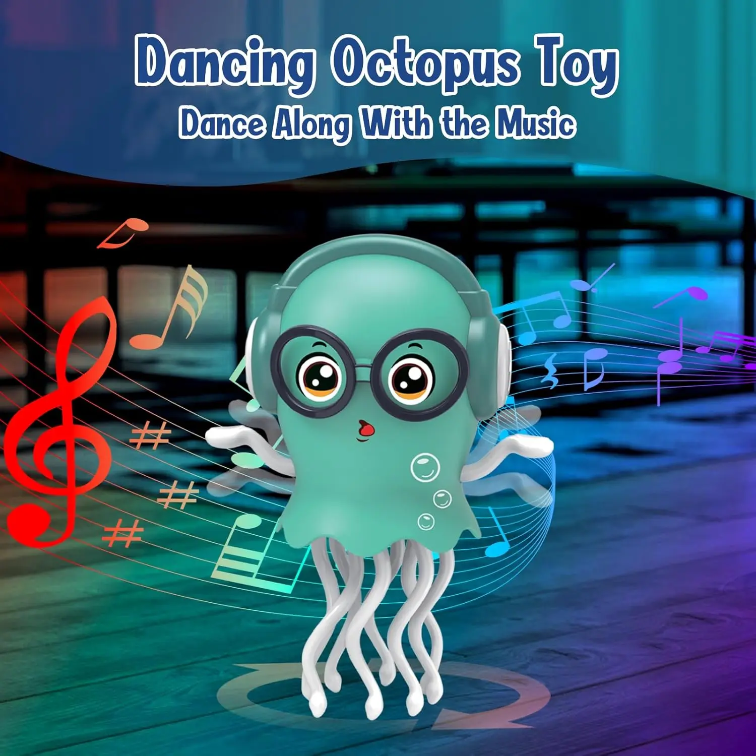 Electric Dancing Octopus Spielzeug - USB Ladbar Mit LED & Musik