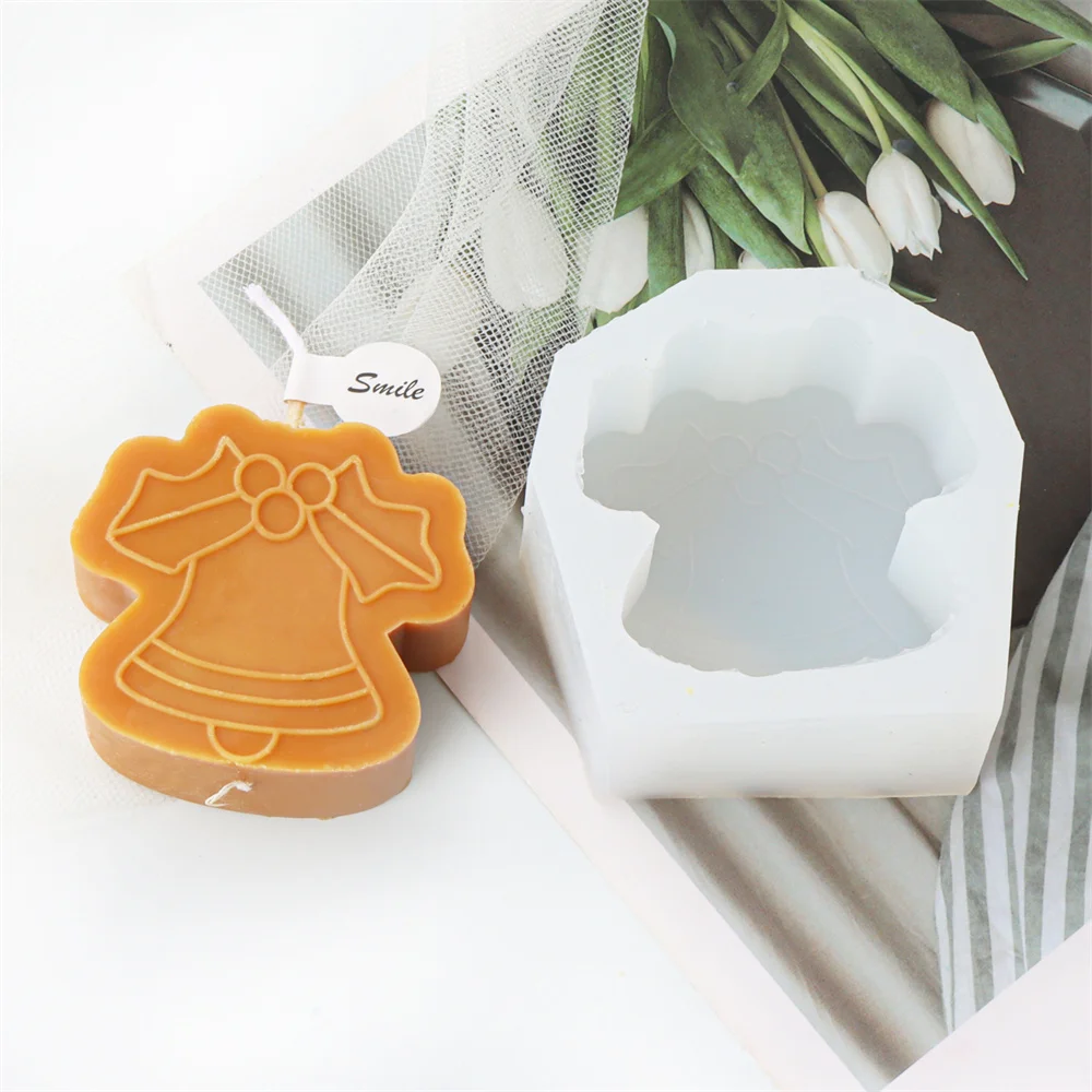 Christmas Tree Cookie Stamp Biscuit Mold Xmas Bell Ball