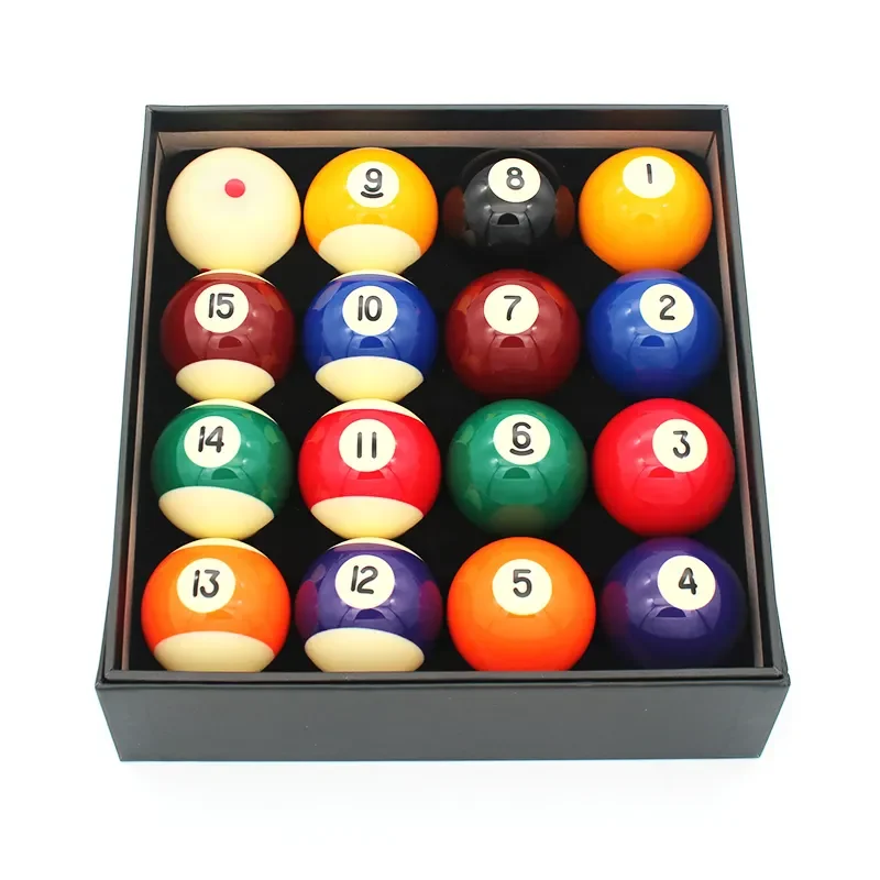 Billiard Products Premium Quality 52.5mm Resin Billiard Pool Balls for Club Pool Table Games