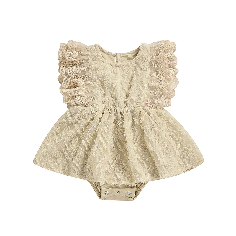 best baby bodysuits Lovely Princess Newborn Baby Girls Summer Rompers Mesh Lace Flower Short Sleeve Feather Rompers Jumpsuits Tulle Skirts Clothes carters baby bodysuits	 Baby Rompers
