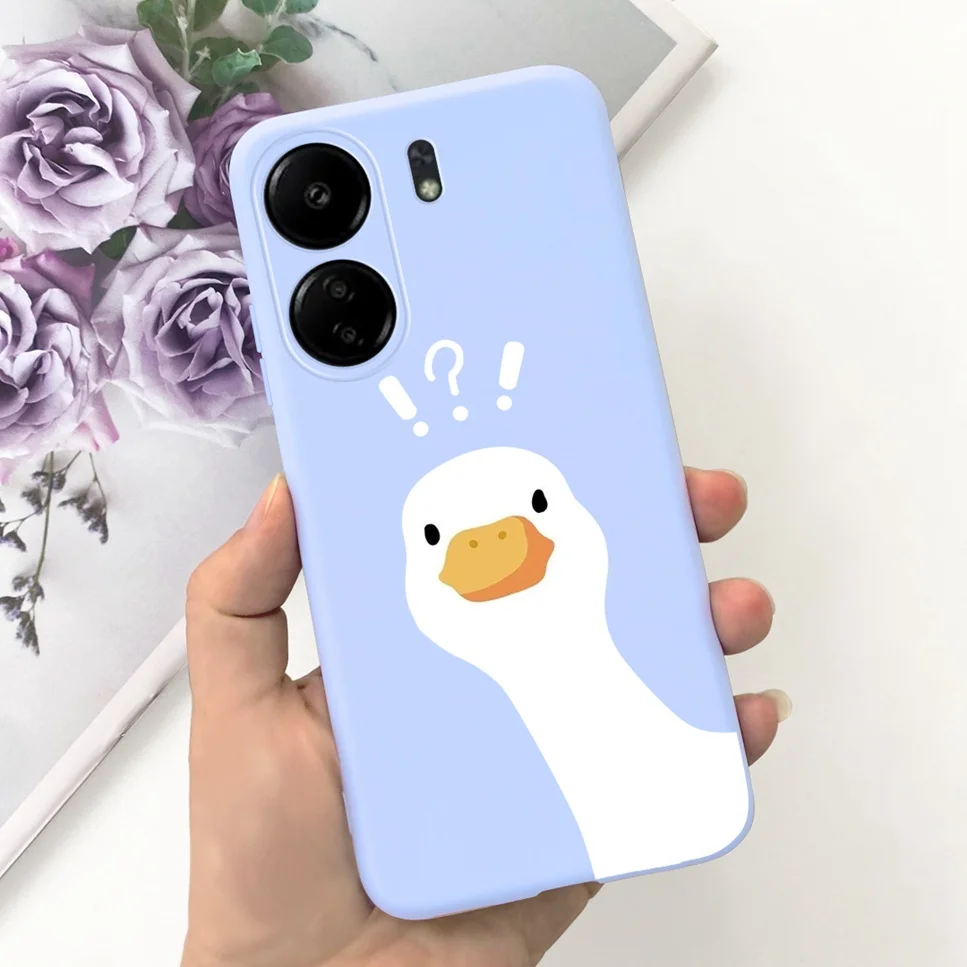 For Xiaomi POCO C65 Case Cute Cartoon Cat Painted TPU Silicone Back Cover For Xioami POCO C65 POCOC65 C 65 6.74 Phone Case Funda