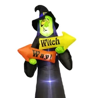 8 FT Tall Halloween Inflatable Witch Model for Halloween Party Indoor Outdoor
