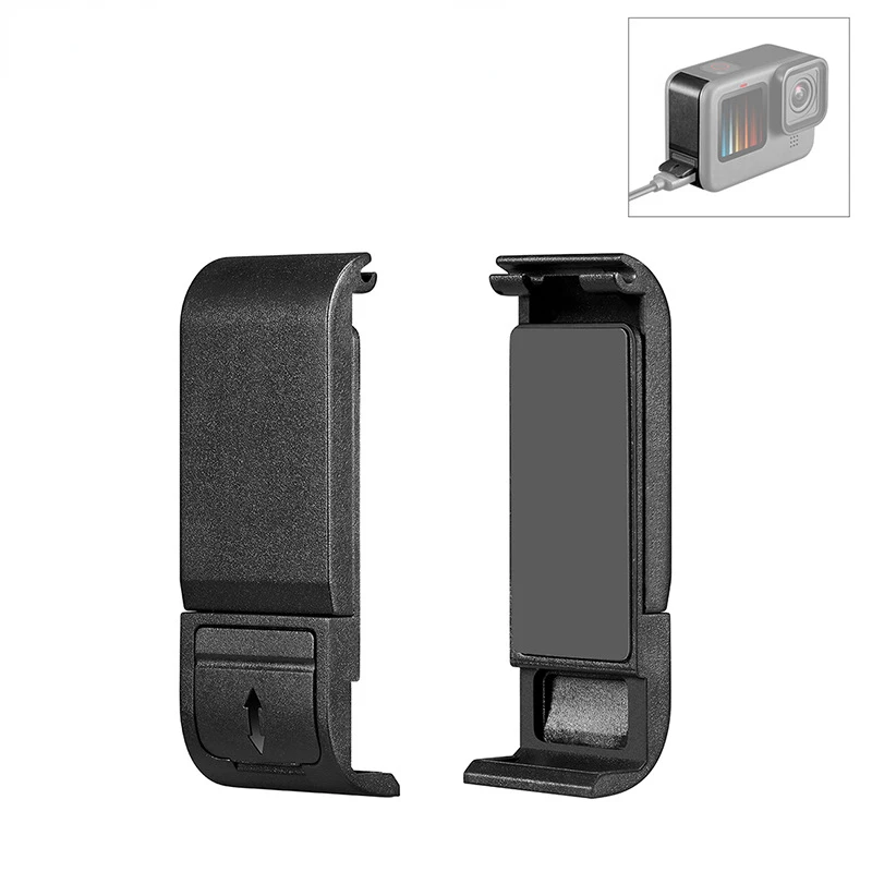 

Пластиковая боковая крышка для аккумулятора для GoPro HERO 10 Black / HERO 9 Black, боковая крышка для зарядки, аксессуары для GoPro HERO 10