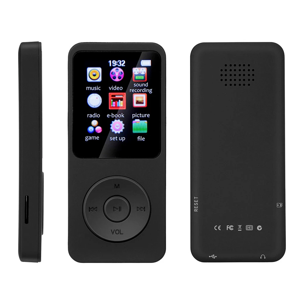 Enhanced Outdoor Sports Fitness Bluetooth MP3 Player with FM Radio and 128GB Storage