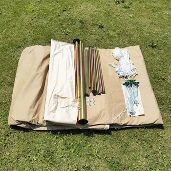 Large Spacious Outdoor Waterproof Cotton Canvas 4 Season Camping Tent for 10 Persons 5