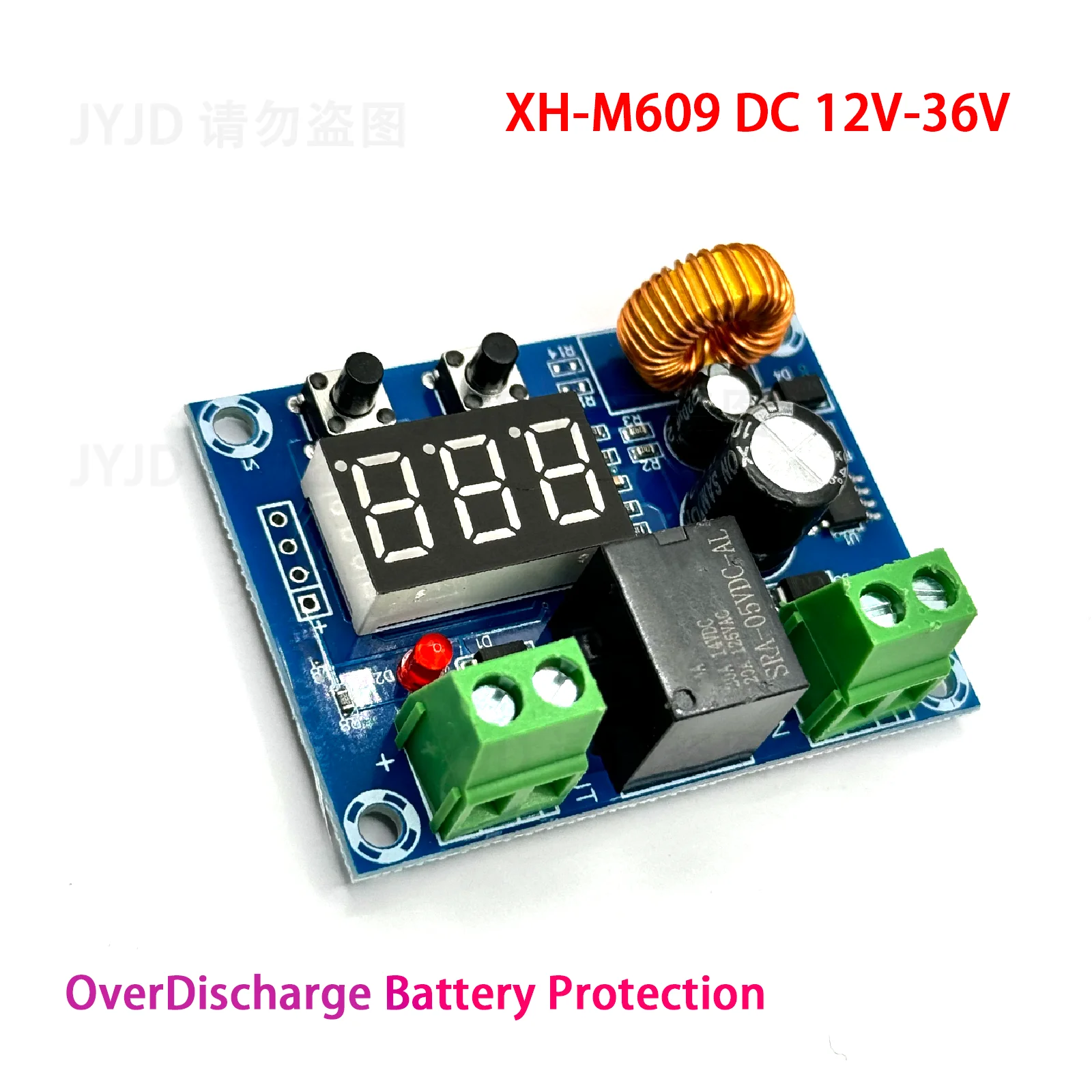 XH-M609 Niederspannungs-Trenn schalter abgeschaltet 12V 24V 36V digitale LED-Anzeige Über entladung schützen für 12-36V Lithium-Batterie